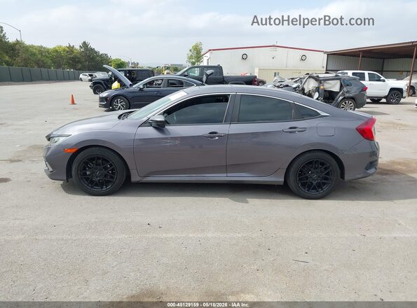 19XFC1F37LE022694 2020 HONDA CIVIC Gray Սալոնի 360 աստիճան տեսք