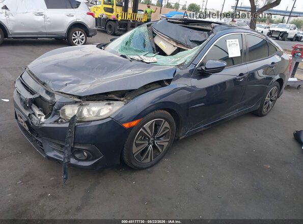 19XFC1F38GE220108 2016 HONDA CIVIC Blue Vista tres cuartos delantera izquierda