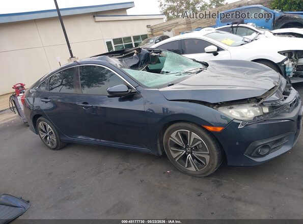 19XFC1F38GE220108 2016 HONDA CIVIC Blue Vista interior de 360 grados