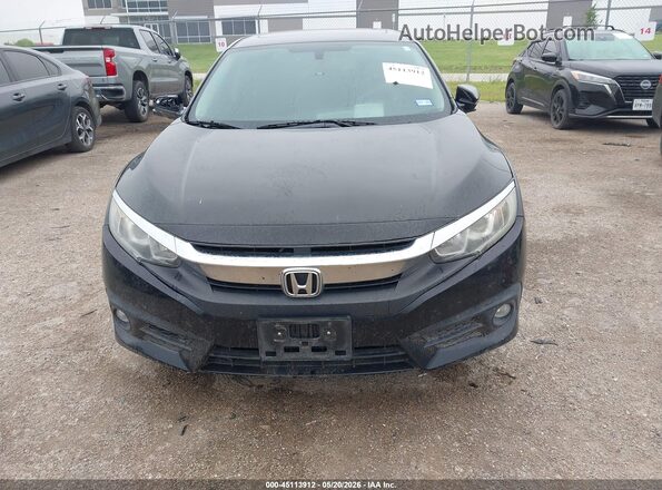 19XFC1F38HE031668 2017 HONDA CIVIC Black Вид щитка приладів