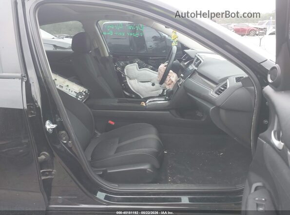 19XFC1F38ME003038 2021 HONDA CIVIC Black Вид салону спереду