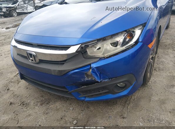 19XFC1F39GE018507 2016 HONDA CIVIC Blue Դիմացի տեսք