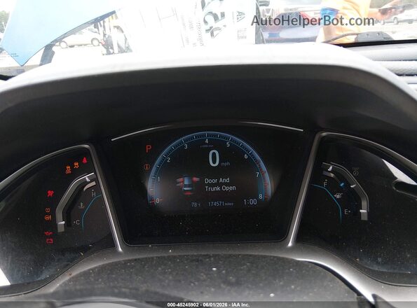 19XFC1F39GE018507 2016 HONDA CIVIC Blue Հետևի նստատեղերի տեսք