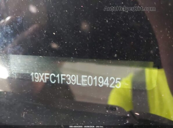 19XFC1F39LE019425 2020 HONDA CIVIC White 