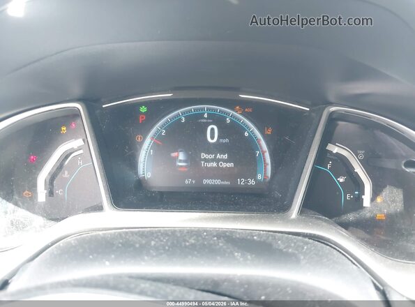 19XFC1F39ME008622 2021 HONDA CIVIC Black Հետևի նստատեղերի տեսք