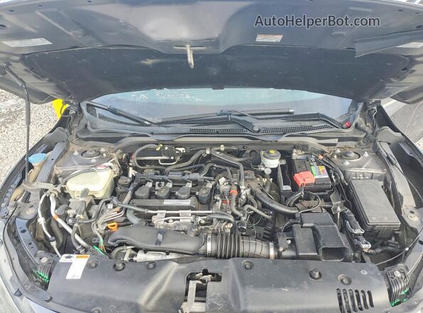 19XFC1F3XKE201603 2019 HONDA CIVIC Charcoal Widok wnętrza z tyłu