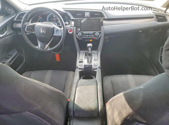 19XFC1F3XKE201603 2019 HONDA CIVIC Charcoal Widok deski rozdzielczej