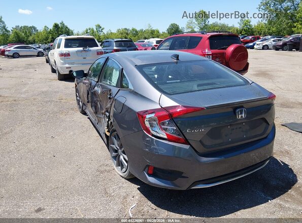 19XFC1F3XME004224 2021 HONDA CIVIC Gray Задня ліва чверть