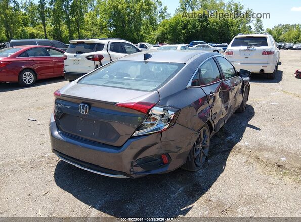 19XFC1F3XME004224 2021 HONDA CIVIC Gray Задня права чверть