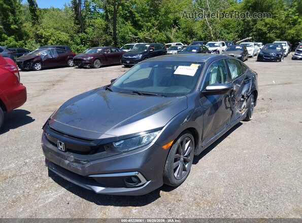 19XFC1F3XME004224 2021 HONDA CIVIC Gray Передня ліва чверть