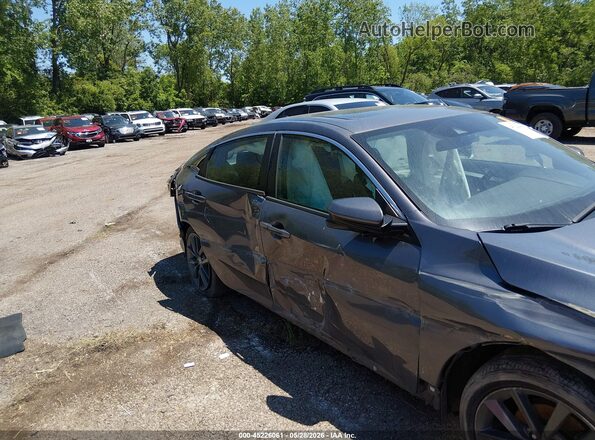19XFC1F3XME004224 2021 HONDA CIVIC Gray Вид щитка приладів