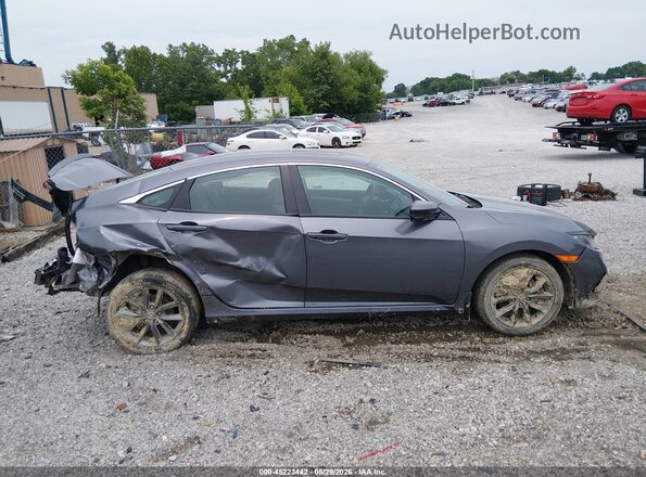 19XFC1F3XME013036 2021 HONDA CIVIC Серый Вид задней части салона