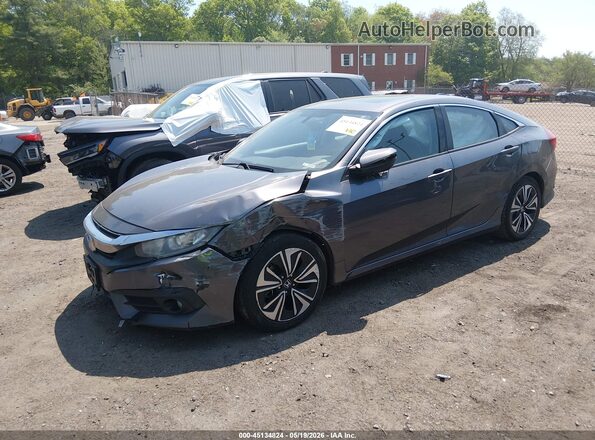 19XFC1F71GE201600 2016 HONDA CIVIC Gray Front left
