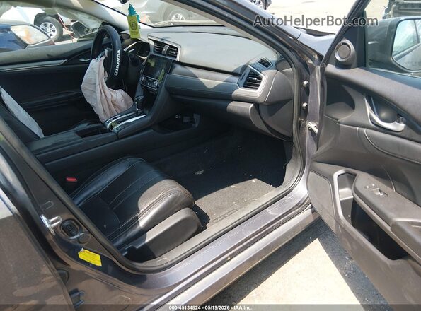19XFC1F71GE201600 2016 HONDA CIVIC Gray Front interior view
