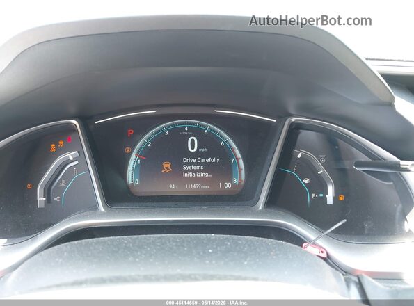 19XFC1F71HE021664 2017 HONDA CIVIC Blue Widok tylnych siedzeń