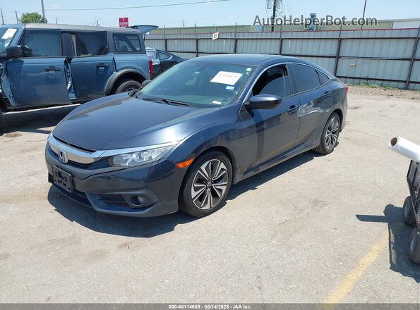 19XFC1F71HE021664 2017 HONDA CIVIC Blue Przód lewy
