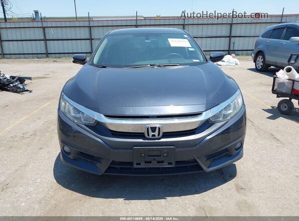 19XFC1F71HE021664 2017 HONDA CIVIC Blue Widok zestawu wskaźników