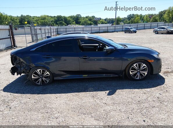 19XFC1F74GE017283 2016 HONDA CIVIC Blue Widok zestawu wskaźników