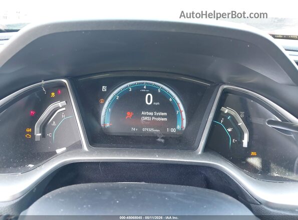 19XFC1F74GE216317 2016 HONDA CIVIC Black Հետևի նստատեղերի տեսք