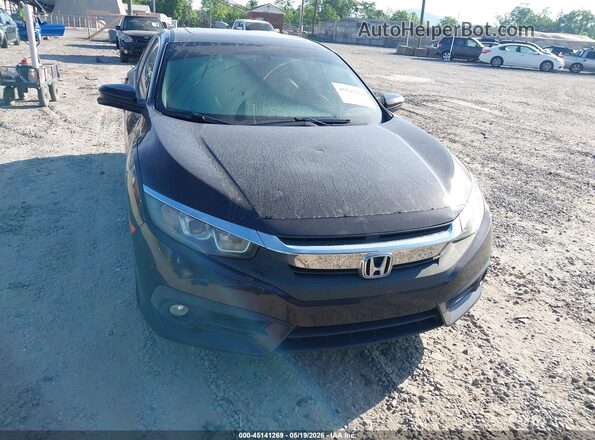 19XFC1F75GE006499 2016 HONDA CIVIC Black Вид щитка приладів