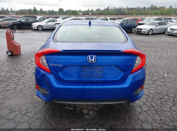 19XFC1F78GE203022 2016 HONDA CIVIC Blue 