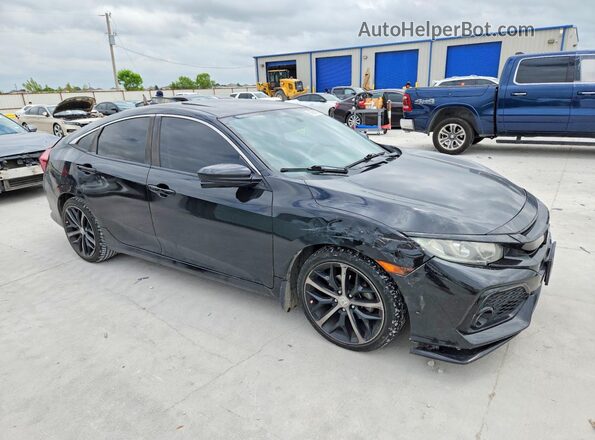 19XFC1F7XGE025789 2016 HONDA CIVIC Black Delantero derecho