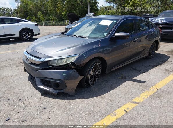 19XFC1F7XGE031351 2016 HONDA CIVIC Gray Առջևի ձախ երեք քառորդ տեսարան