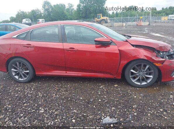 19XFC1F7XLE000577 2020 HONDA CIVIC Maroon Սալոնի հետևի տեսք