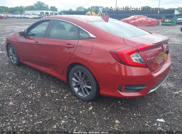 19XFC1F7XLE000577 2020 HONDA CIVIC Maroon Հետևի ձախ