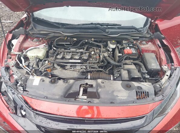19XFC1F7XLE000577 2020 HONDA CIVIC Maroon Հետևի տեսք
