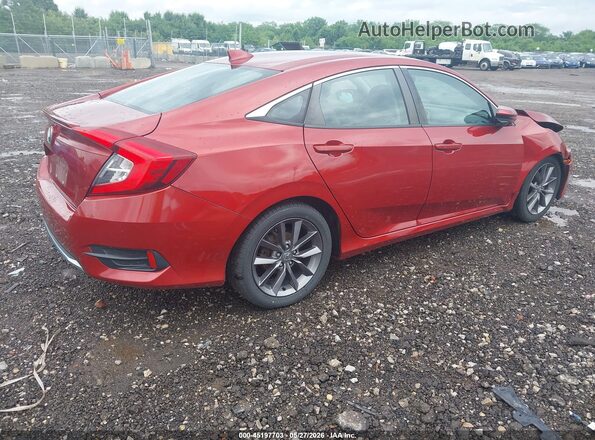 19XFC1F7XLE000577 2020 HONDA CIVIC Maroon Հետևի աջ