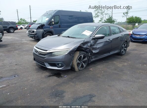 19XFC1F90GE021834 2016 HONDA CIVIC Gray Przód lewy
