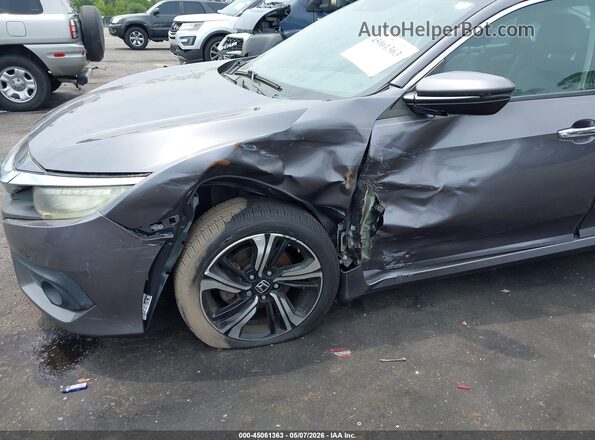 19XFC1F90GE021834 2016 HONDA CIVIC Gray Widok z przodu