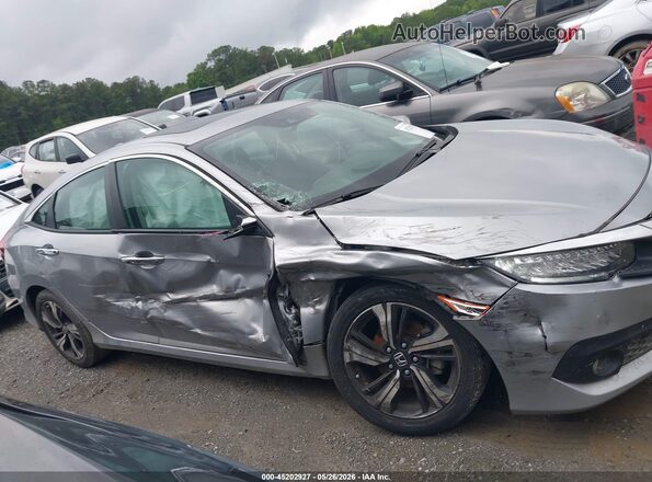 19XFC1F91HE018880 2017 HONDA CIVIC Silver Vista interior trasera