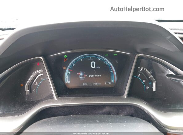 19XFC1F93GE040863 2016 HONDA CIVIC White Widok tylnych siedzeń