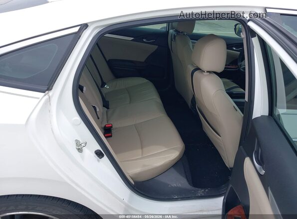 19XFC1F93GE040863 2016 HONDA CIVIC White Widok naklejki z numerem VIN