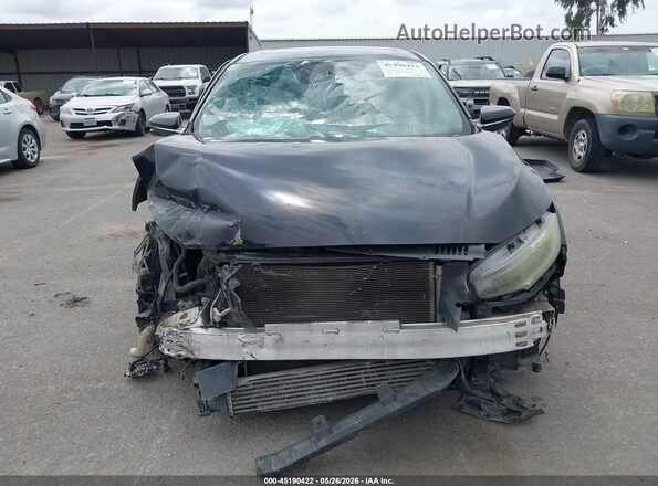 19XFC1F93GE223499 2016 HONDA CIVIC Black Вид задньої частини салону