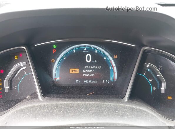 19XFC1F93JE200201 2018 HONDA CIVIC Gray უკანა სავარძლების ხედი