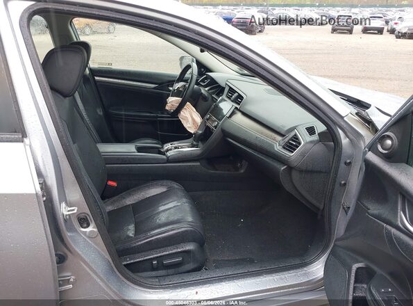 19XFC1F93JE200201 2018 HONDA CIVIC Gray წინა სალონის ხედი
