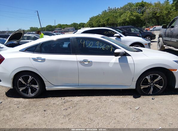 19XFC1F99GE001422 2016 HONDA CIVIC White Vista interior trasera