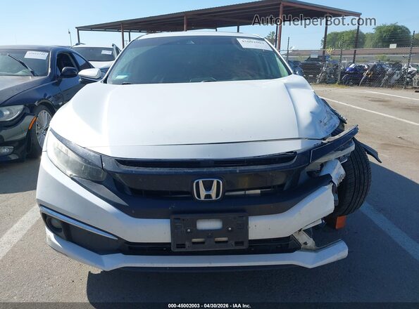 19XFC1F99LE210377 2020 HONDA CIVIC White Вид щитка приладів