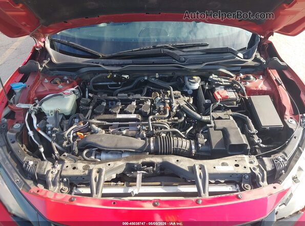 19XFC1F9XLE202255 2020 HONDA CIVIC Red Widok z tyłu