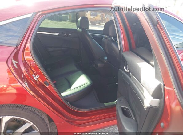 19XFC1F9XLE202255 2020 HONDA CIVIC Red Widok naklejki z numerem VIN