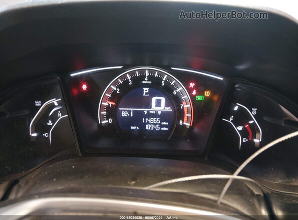 19XFC2F50HE020865 2017 HONDA CIVIC Gray Vista de los asientos traseros