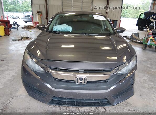 19XFC2F50HE020865 2017 HONDA CIVIC Gray Vista del cuadro de instrumentos