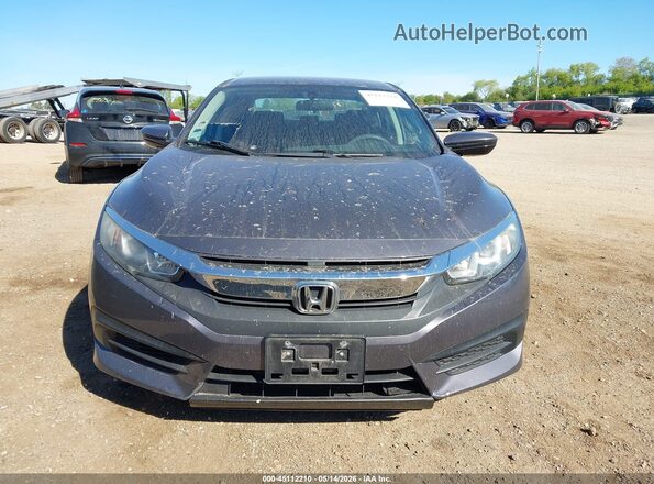 19XFC2F51GE040220 2016 HONDA CIVIC Gray Rear interior view