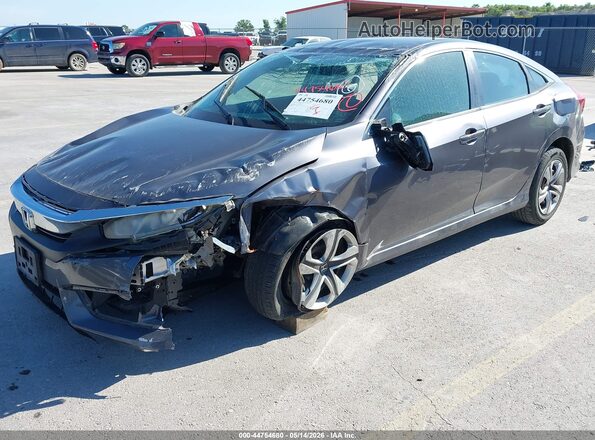 19XFC2F51GE043442 2016 HONDA CIVIC Silver Przód lewy