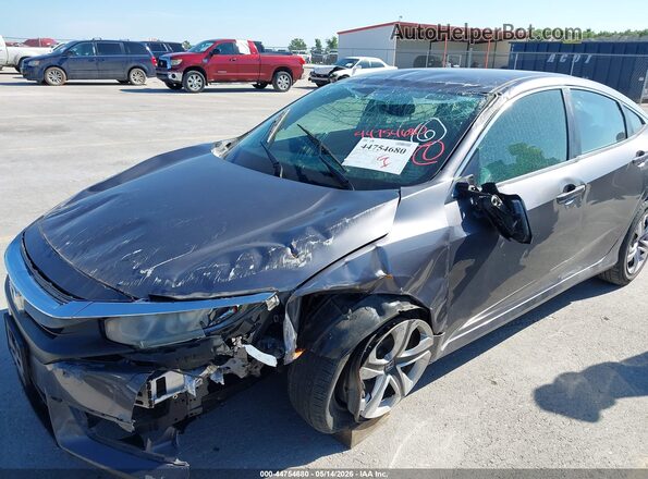 19XFC2F51GE043442 2016 HONDA CIVIC Silver Widok z przodu
