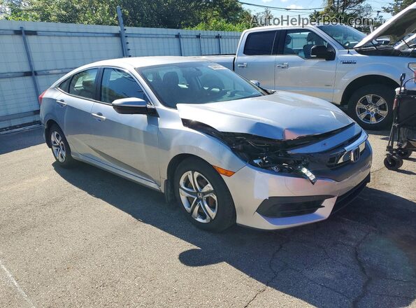 19XFC2F51GE096304 2016 HONDA CIVIC Silver Delantero derecho