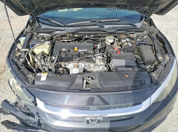 19XFC2F51GE201603 2016 HONDA CIVIC Black Vista interior trasera